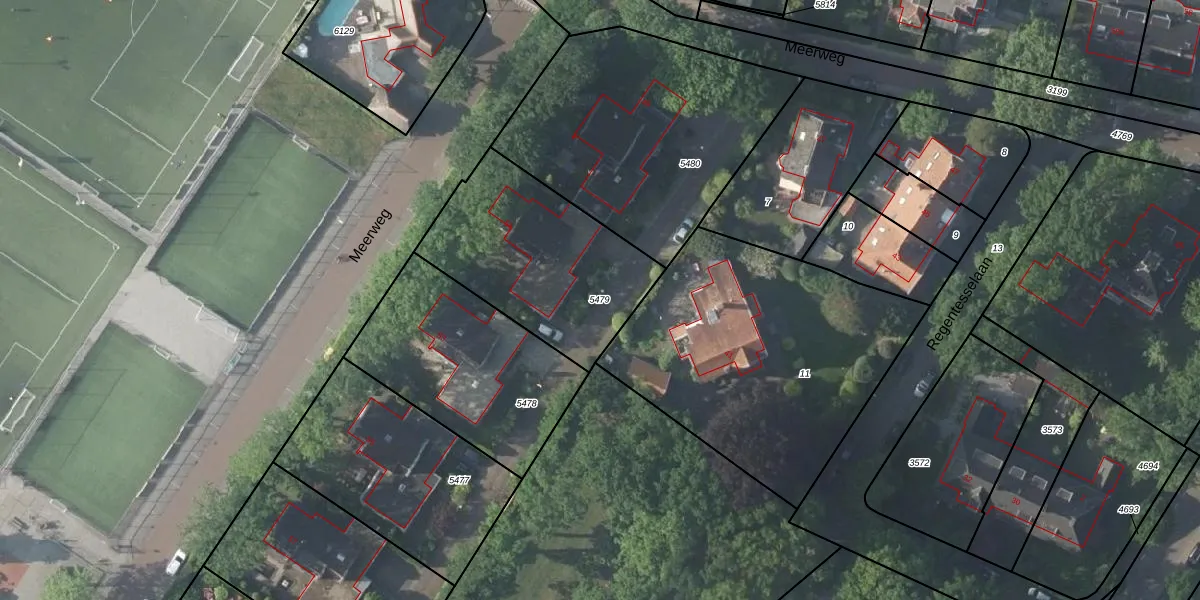 Meerweg Bussum Bsm E Kadastralekaart Com