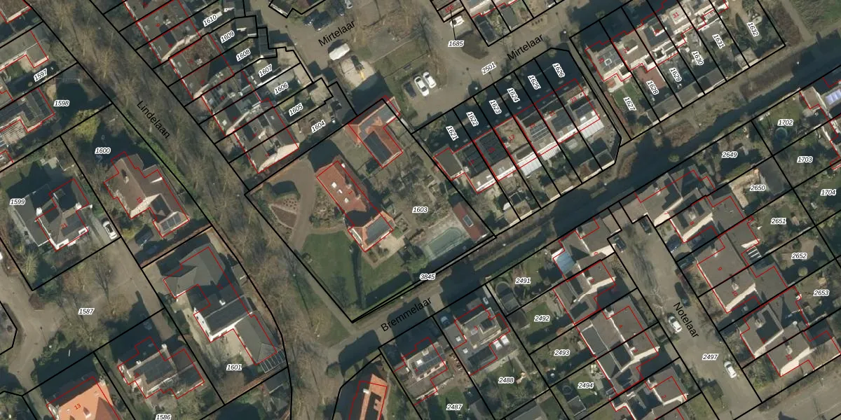 Lindelaan 1, Veghel - VHL00-K-1603 - KadastraleKaart.com